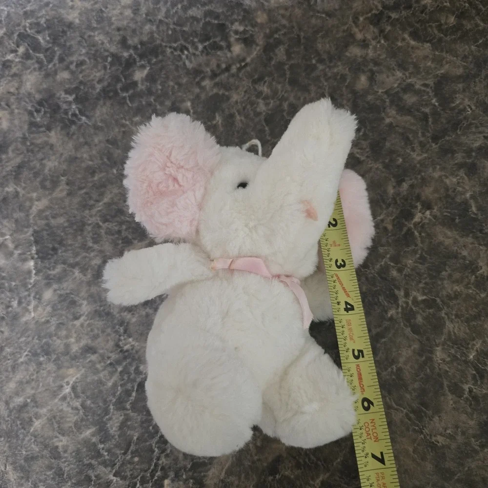 EUC VTG Eden Plush Pink Elephant 7